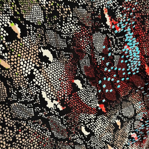 Kenzo Multicolor Abstract Print Skirt - Picture 6 of 9